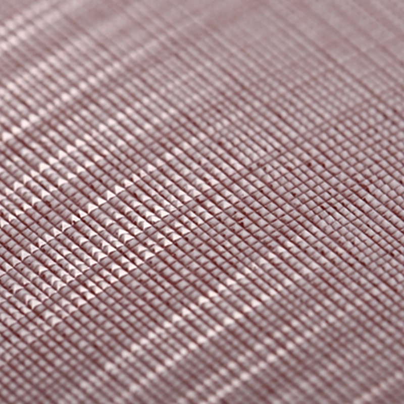 Aplicación de película abrasiva de pirámide